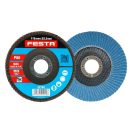 FESTA Lamellenschleifscheibe 115 x 22,2 mm / P80 Inox