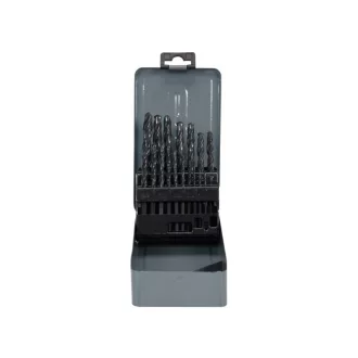 STHOR Schraubenbohrer-Set 19-teilig 1-10 mm HSS