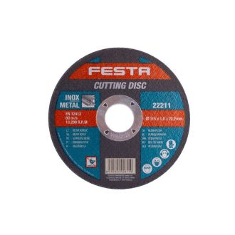 FESTA Trennscheibe für Metall 115 x 1,0 x 22,2 mm