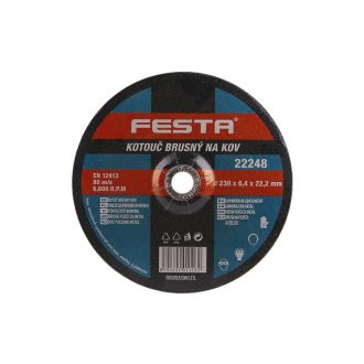 FESTA Reinigungsscheibe für Metall 230 x 6,4 x 22 mm