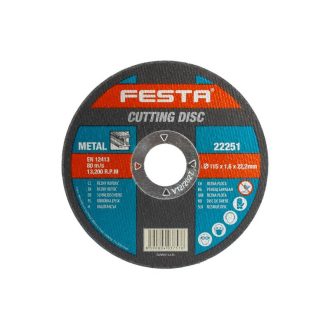 FESTA Trennscheibe für Metall 115 x 1,6 x 22,2 mm