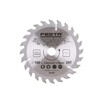 FESTA Sägeblatt für Holz 160 x 20 x 2,0 mm / 24Z