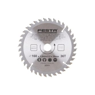 FESTA Sägeblatt für Holz 160 x 20 x 2,0 mm / 36T