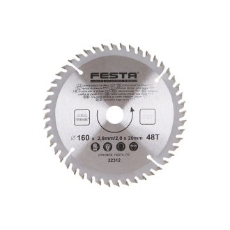 FESTA Sägeblatt für Holz 160 x 20 x 2,0 mm / 48T