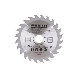 FESTA Sägeblatt für Holz 180 x 30 x 2,2 mm / 24T