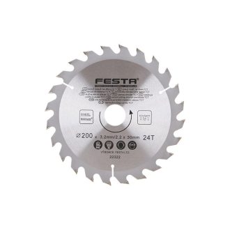 FESTA Sägeblatt für Holz 200 x 30 x 2,2 mm / 24T
