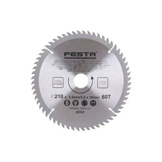 FESTA Sägeblatt für Holz 210 x 30 x 2,2 mm / 60T