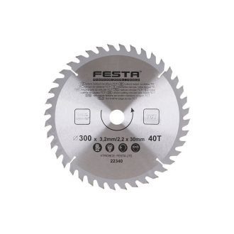 FESTA Sägeblatt für Holz 300 x 30 x 2,2 mm / 40T