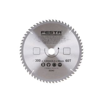 FESTA Sägeblatt für Holz 300 x 30 x 2,2 mm / 60T