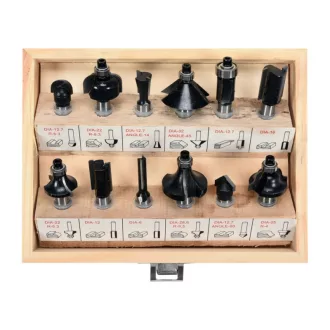 VOREL Planfräser-Set 12-teilig 8 mm