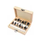 VOREL Planfräser-Set 12-teilig 8 mm