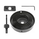 VOREL Kreisschneider-Set 8-teilig (64-127 mm)