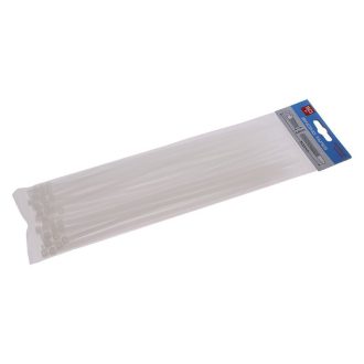 Kabelbinder 300 x 4,8 mm weiß (50 Stück)