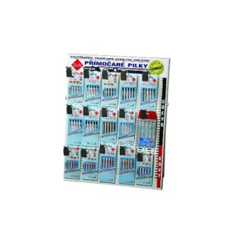 Präsentationsständer mit Dekupiersägeblättern