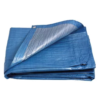 Standard Abdeckplane 9 m2 (3 x 3 m) 70 g/m2 blau