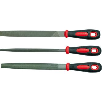 VOREL Feilenset 3-teilig 200 mm / #2 mittel