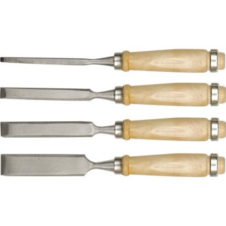 Holzmeißel-Set 4-teilig mit Holzgriff DIY