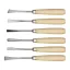 Holzmeißel-Set mit 6-teiligem Holzgriff