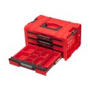 QBRICK SYSTEM PRO 2.0 Werkzeugkasten mit Schubladen 3 EXPERT Red Ultra HD