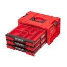QBRICK SYSTEM PRO 2.0 Werkzeugkasten mit Schubladen 3 EXPERT Red Ultra HD