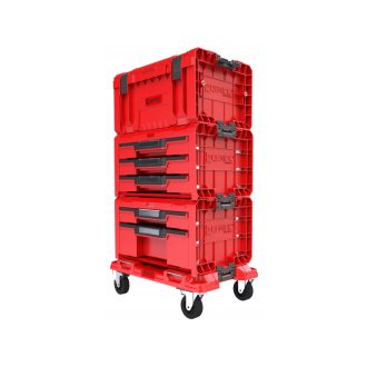   QBRICK SYSTEM PRO Rollender Werkzeugkasten mit Schubladen 4 Red Ultra HD