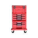 QBRICK SYSTEM PRO Rollender Werkzeugkasten mit Schubladen 4 Red Ultra HD