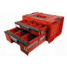 QBRICK SYSTEM PRO Rollender Werkzeugkasten mit Schubladen 4 Red Ultra HD