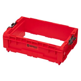   QBRICK SYSTEM PRO 2.0 Werkzeugkiste mit Stielhalter Erweiterung Custom Red Ultra HD