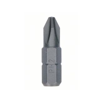   BOSCH Bitspitze PH2 x 25 mm 1/4" in Tic Tac Box Extra Hard (25 Stück)
