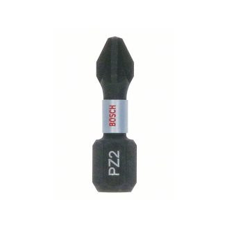   BOSCH Bitspitze PZ2 x 25 mm 1/4" in Tic Tac Box Impact Control (25 Stück)