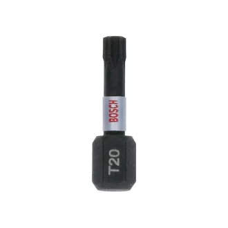  BOSCH Bithegy Torx T20 x 25 mm 1/4" Tic Tac im Karton Impact Control (25 Stück)