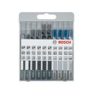 BOSCH Stichsägeblatt-Set 10-teilig T-Schaft für Metall/Holz