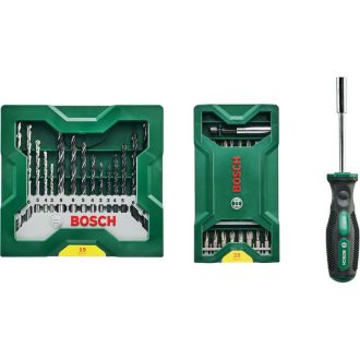 BOSCH Bitspitze und Bohrer-Set 41-teilig Mini X-Line