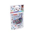 BOSCH Klebekartusche mit glänzenden Mischfarben 7 x 20 mm Gluey (70 Stück)