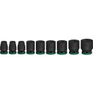 BOSCH PRO Maschinenstecknuss-Set 9-teilig 1/2" 10-27 mm CrMo