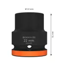 BOSCH PRO Maschinen-Steckschlüssel 3/4" 22 mm CrMo