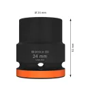 BOSCH PRO Maschinen-Steckschlüssel 3/4" 24 mm CrMo