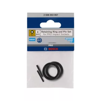   BOSCH PRO Sicherungsring und Stift für 3/4" Steckschlüssel