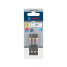 BOSCH PRO Impact Bit-Set 3-teilig T25 / T30 / T40 x 55 mm 1/4" Hex