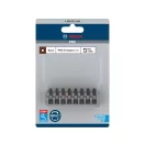 BOSCH PRO Impact Bit-Spitzen Set 8-teilig R1 - R3 x 25 mm Robertson 1/4" Hex