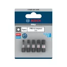 BOSCH PRO Impact Bit-Set 5-teilig 25 mm (H3/H4/H5x2/H6) 1/4" Hex