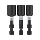 BOSCH PRO Impact Schrauber Set 3-teilig 50 mm (1/4" / 5/16" /  3/8") 1/4" Hex