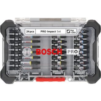 BOSCH PRO Impact-Bitsatz 24-teilig 1/4" Hex
