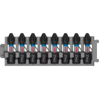 BOSCH PRO Bit-Spitze PH2 x 8 Stück / 25 mm Pick & Click