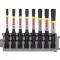 BOSCH PRO Bit-Spitzen-Set, 8 Teile 55 mm (T15, T20 x 2, T25 x 2, T30 x 2, T40) Pick & Click