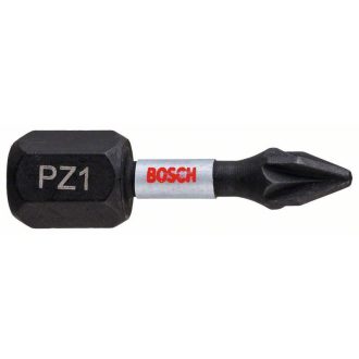   BOSCH Bitspitze PZ1 x 25 mm 1/4" Impact Control (2 Stück)