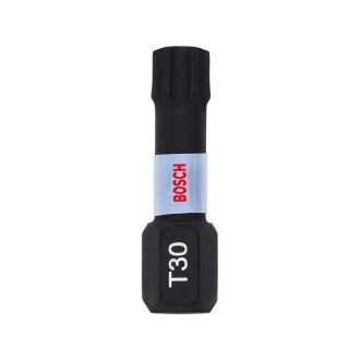   BOSCH Bitspitze Torx T30 x 25 mm 1/4" Impact Control (2 Stück)