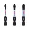 BOSCH Bitspitzen-Set 3-teilig PH1 / PH2 / PH3 x 50 mm Impact Control