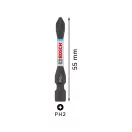 BOSCH PRO Impact Doppelspitze PH2 x 55 mm in Tic Tac Box 1/4" Hex (15 Stück)