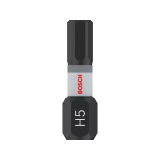   BOSCH PRO Schlag-Bitspitze H5 x 25 mm 1/4" Hex (2 Stück)
